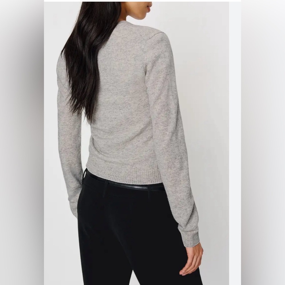 REFORMATION Lian Cashmere Greige  Sweater S - Picture 4 of 12
